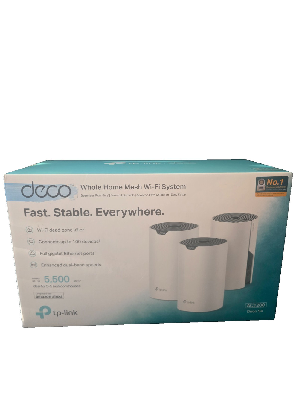 TP-Link Deco S4 AC1200 Whole Home Mesh Wi-Fi System (3-Pack)